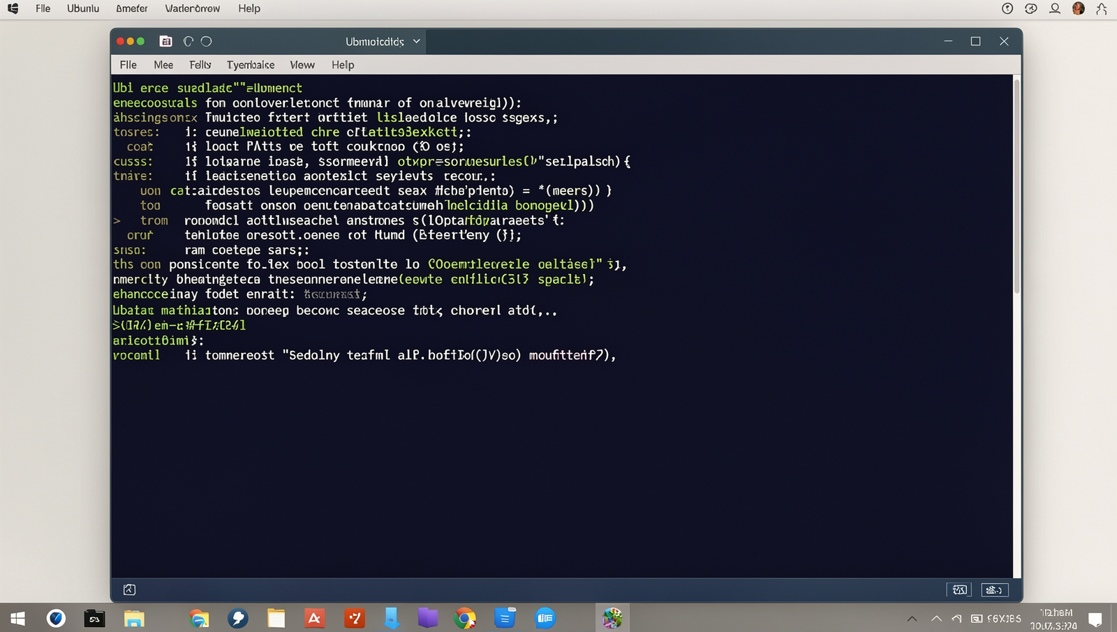 Computer screen displaying a software update notification on a Linux desktop.