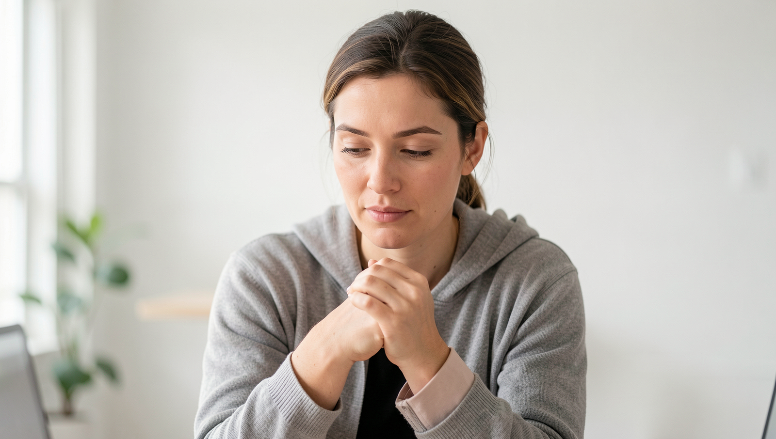 A person politely declining a request in a professional setting.