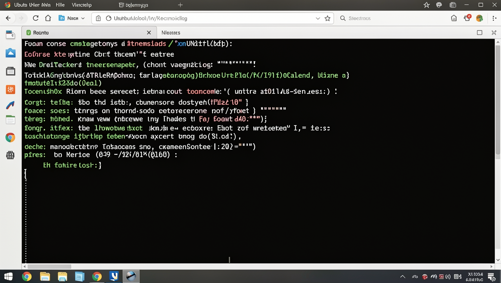 Screenshot of an online course platform showcasing Linux desktop interface.