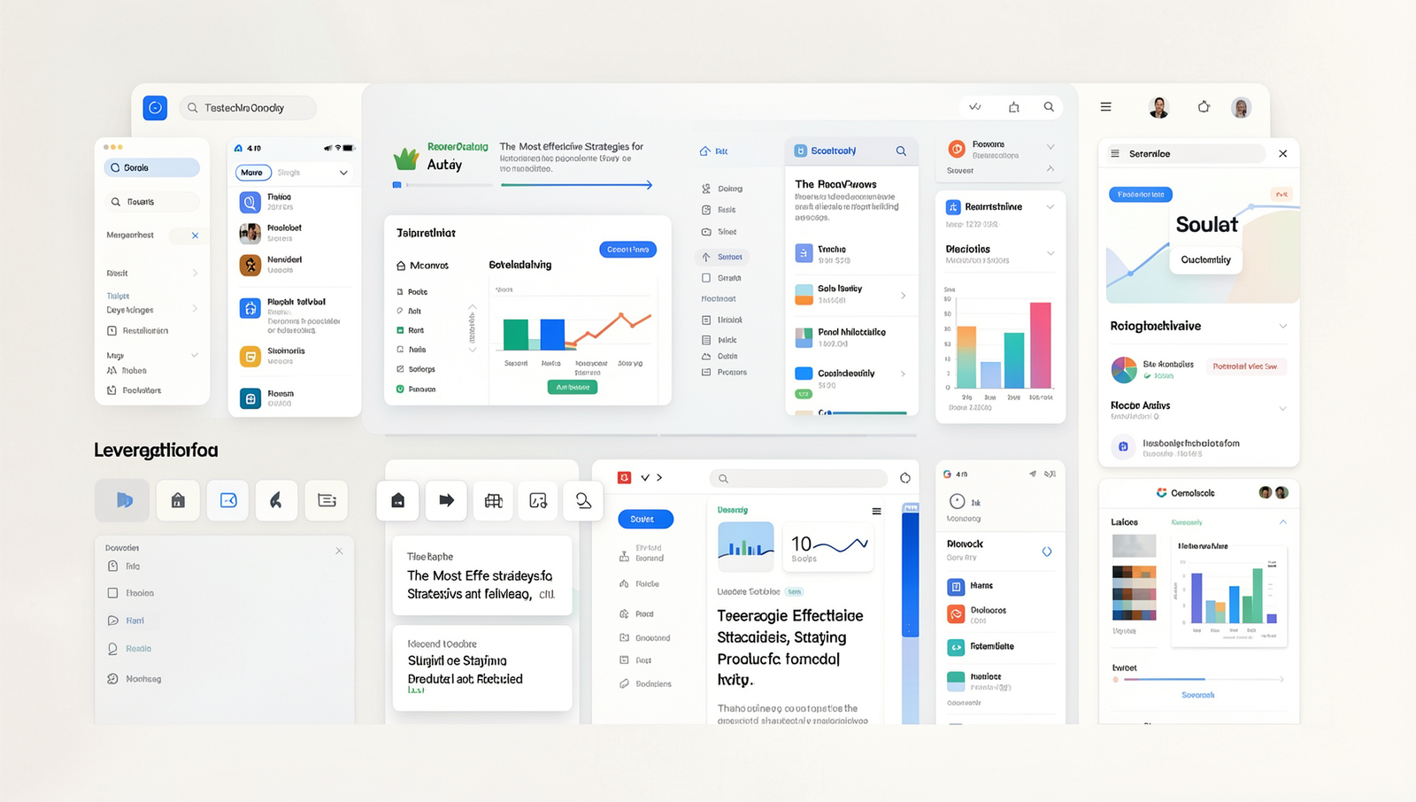 Collage of productivity apps and tools showcasing technology for enhanced focus.