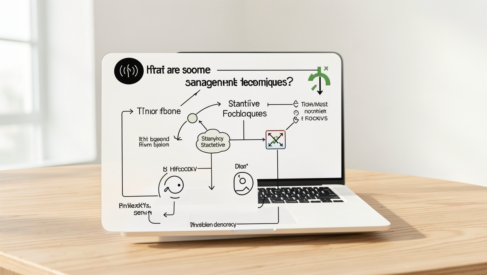 Diagram illustrating effective time management techniques for productivity.